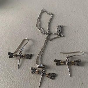 P and G Necklace and matching earrings